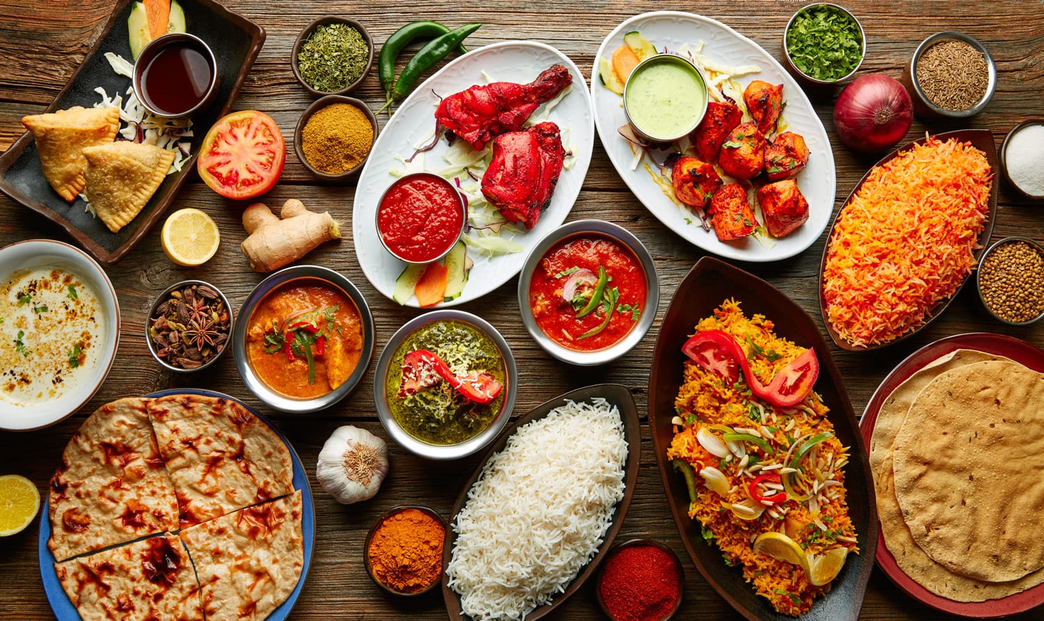 Ganz viele leckere indische Tapas